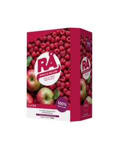 RÅ | Äpple & Hallon – juice på bag-in-box, 3 liter