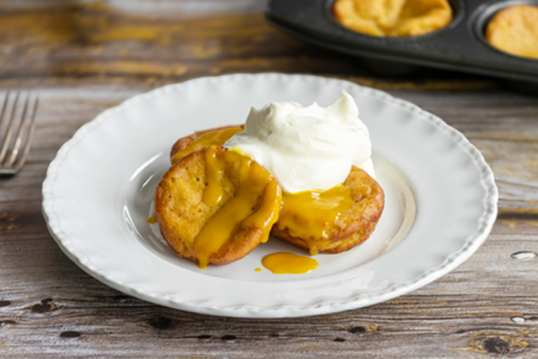 RÅ Små mango pannkakor